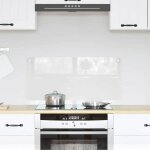 ?on sale)fond de hotte - crdence de cuisine - protection de cuisine transparent 80 x 40 x 0. 8 cm verre ...