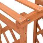 (on sale)jardinire  treillis - jardin / balcon - avec arche 49x39x117 cm bois de sapin 97942