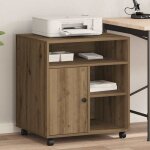 (on sale)meuble / armoire pour imprimante support dimprimante - chne artisanal - 60x50x67 cm eu544208 ...