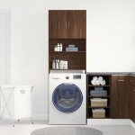 (on sale)meuble haut de salle de bainmeuble wc de machine  laver chne marron bois dingnierie 50299 ...