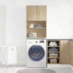 (on sale)meuble haut de salle de bainmeuble wc de machine  laver chne sonoma bois dingnierie 55308 ...