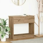 (on sale)meuble salon / meuble dentre - table console avec tiroirs - chne artisanal - 855x385x745 cm ...