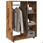 (on sale)penderie / armoire dressing - vieux bois - 80x40x110 cm bois dingénierie garde - robe eu746462 ... (on sale)penderie / armoire dressing - vieux bois - 80x40x110 cm bois dingénierie garde - robe eu746462 ...