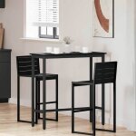 (on sale)table de salle � manger / table de repas - contemporain - ch�ne noir 100 x 40 x 1005 cm bois ...