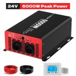 Onduleur 24v � 230v onde sinuso�dale modifi�e 6000w