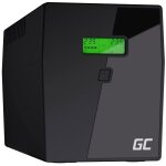 Green cell pro onduleur ups 2000va (1200w) 4x schuko lcd usb rj45 230v 2x12v / 9ah