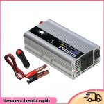 Onduleur de puissance - dilwe - onduleur universel - 550 - 600w continu - pic 1500w - sinus modifi� 220v ...