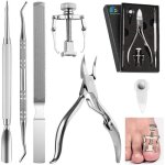 Ongles incarn�s coupe - ongles kit de 6pcs manucure p�dicure professionnel en inoxpince lime excavateur ...