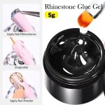 Ongles strass colle 30ml gel ongles colle 3d fa�onnage sculpture fleur bricolage d�coration gemme colle ...