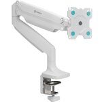 Onkron bras �cran pc blanc � ressort � gaz 13?32 support �cran pc charge 9 kg vesa 75x75?100x100 mm inclinable ...