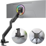 Bras �cran pc - onkron g130 - b - 17 - 57 pouces - charge jusqu?� 27 kg - vesa 75x75 � 200x200 mm