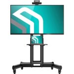 Onkron support tv sur roulettes 40?70 jusqu� 55. 5 kg vesa 100x100?600x400 hauteur r�glable pied tv avec ...