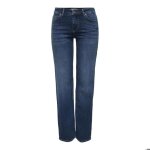 Only jeans femme blush tai021 - jean droit bleu taille moyenne
