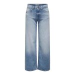 Only jeans femme taille basse large tai194 - bleu