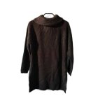 Only pull  col roul noir pour femme warm elegant taille s