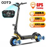 Ootd s30 �lectrique1200w x 2 autonomie de 60km 65 km / h pneus tout - terrain de 10 pouces et scooter ...