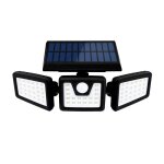 Optex spot solaire 3 t�tes projecteur avec ir 800 lumens