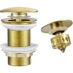 Or bonde de lavabo pop up sans trop pleinbouchon de vidange avec panier crépinebonde de vidage pour lavabo ... Or bonde de lavabo pop up sans trop pleinbouchon de vidange avec panier crépinebonde de vidage pour lavabo ...
