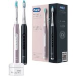 Oral - b pulsonic slim luxe 4900 noir / rose dor avec 2me manche