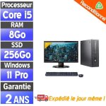 Ordinateur bureau avec - �cran 22 pouces - intel i5 6th gen - 8gb ram - disque ssd 256 go - os windows ...