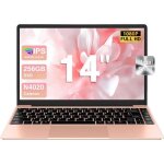 Ordinateur portable 14 pouces - suteo - 256 go ssd - windows 11 - celeron n4020 - 6 go ram - rose gold ...