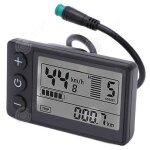 Ordinateur de v�lo 24v / 36v / 48v / 60v compteur de vitesse de v�lo facile � utiliser grand �cran daffichage ...