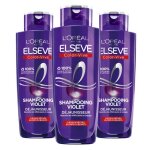 Lor�al paris elseve color vive shampooing violet d�jaunisseur 3x200ml