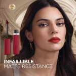 Rouge � l�vres - lor�al paris - infaillible matte resistance - 16h - waterproof - rose