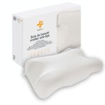 Oreiller anti - rides - inphysio - 58x37x9 / 11 cm - mousse polyurthane - taie en lyocell - hypoallergnique ...