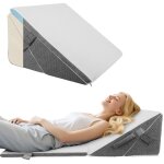 Oreiller compens multifonctionnel rglable 19 / 23 / 28 / 304 cm - mousse  mmoire haute densit dormir ...