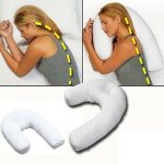 Oreiller en coton pp en forme de u blanc pour dormir sur le côté appui - tête de voyage coussin doux ... Oreiller en coton pp en forme de u blanc pour dormir sur le côté appui - tête de voyage coussin doux ...