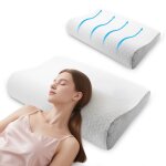 Oreiller ergonomique cervical  mmoire de forme coussin cervicales coussin orthopdique oreiller cervicales ...