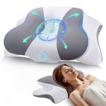Oreiller ergonomique cervical  mmoire de forme peut soulager la douleur et amliorer la qualit du ...