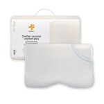Oreiller ergonomique à mémoire de forme confort plus hypoallergénique anti - acariens 1x taie en bambou ... Oreiller ergonomique à mémoire de forme confort plus hypoallergénique anti - acariens 1x taie en bambou ...