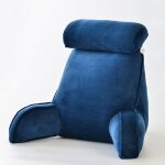 Oreiller de lecture avec accoudoirs ? coussin cale - dos ergonomique portable pour lit canap� et fauteuil ...