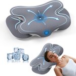 Oreiller memoire forme cervical pour les douleurs au cou et aux paules oreiller orthopdique ergonomique ...