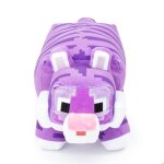 Oreiller en peluche minecraft tigre violet