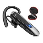 Oreillette bluetooth sans fil avec double micro et suppression du bruit ? 20 heures ? noir