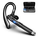Oreillette bluetooth pour tlphones portables casque bluetooth v5. 1 avec tui de chargement couteurs ...