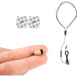 Oreillette espion invisible casque sans fil vip pro avec microphone pour examen - micro couteur espion ...