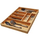 Orga - box 3 range - couverts bamboo 80 cm (473 x 697 mm) avec 7 compartiments en bois pour nobilia / ... Orga - box 3 range - couverts bamboo 80 cm (473 x 697 mm) avec 7 compartiments en bois pour nobilia / ...