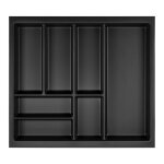 Orga - box junker slim range - couverts 525 x 476 mm gris lave structure perle pour armoires de cuisine ...