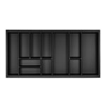 Orga - box junker slim range - couverts 925 x 476 mm gris lave structure perl�e pour armoires de cuisine ...