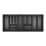 Orga - box viii range - couverts 1111 x 480 mm gris lave avec structure perle pour armoires de 120 cm ...