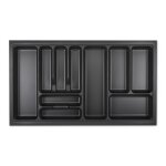Orga - box viii range - couverts 811 x 480 mm gris lave avec structure perle pour armoires de 90 cm ...