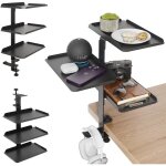 Organisateur de bureau avec pince - �tag�re � 3 niveaux r�glables - rangement diy sans per�age pour accessoire ...