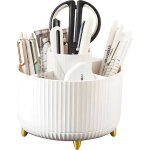 Organisateur de bureau rotatif pot a crayon rangement organiseurs distributeurs enfant porte crayons ...