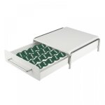 Organisateur de capsules de caf� pour 36 particules - errolves - blanc - bo�te de rangement pour capsules ...