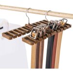 Organisateur de ceintures en plastique 10 fentes pour cravates et écharpes gain de place dans le placard ... Organisateur de ceintures en plastique 10 fentes pour cravates et écharpes gain de place dans le placard ...