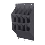 Organisateur de chaussures suspendre sur la porte 12 grandes poches pour rangement dans le placard pzcc ...